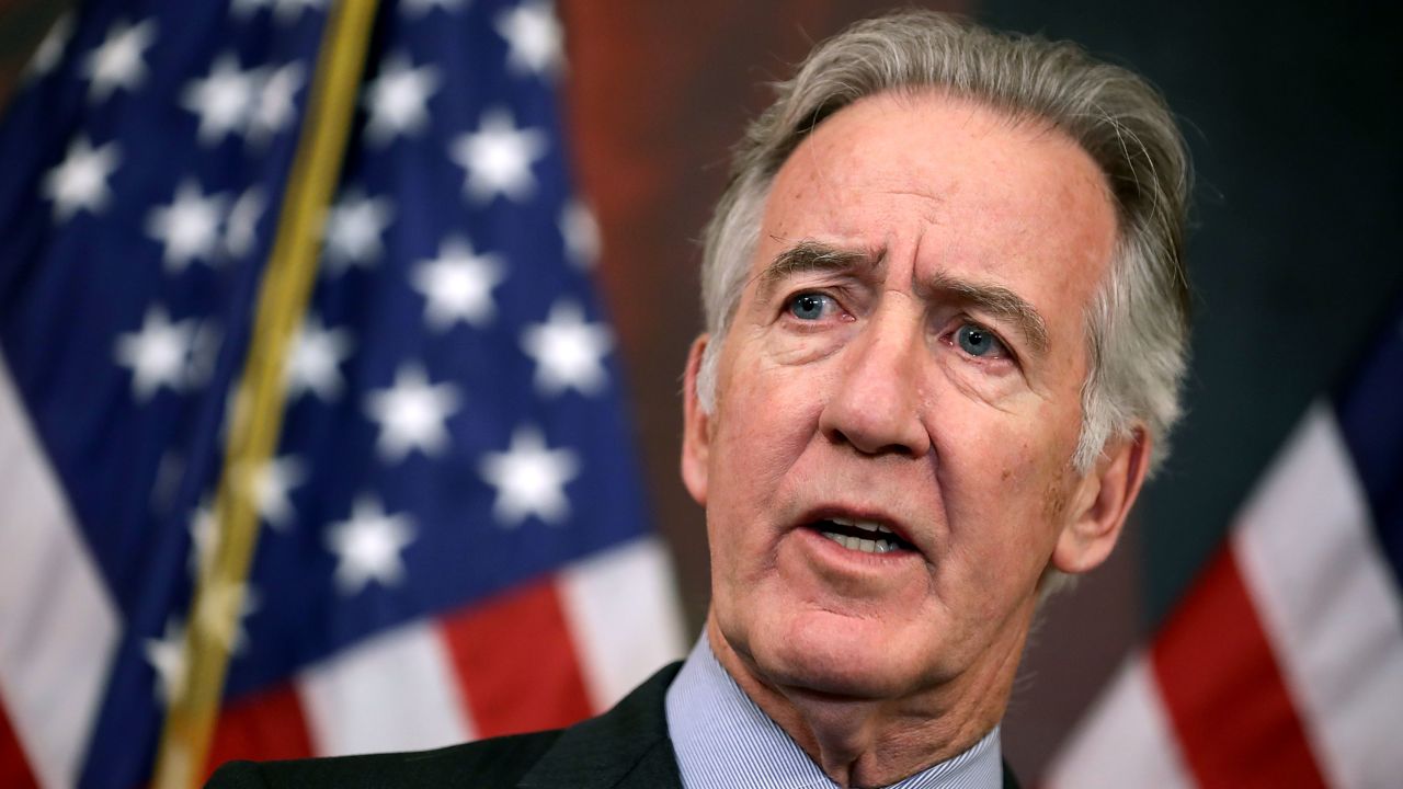Massachusetts Democrat Rep. Richard Neal criticizes the Republican tax plan during at the US Capitol in November 2017 in Washington, DC. Neal will chair the House Ways and Means Committee in January. (Photo by Chip Somodevilla/Getty Images)