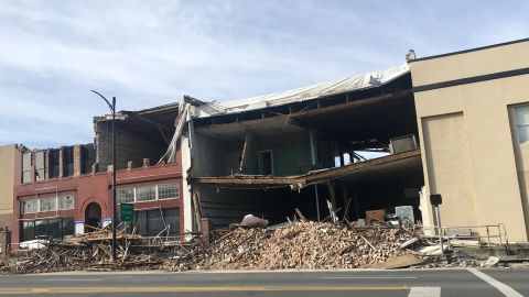 Damage from Hurricane Michael in Marianna, Florida.