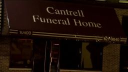 The remains of 11 infants were found at Cantrell Funeral Home in Detroit, Michigan, on Friday, October 12, 2018.
