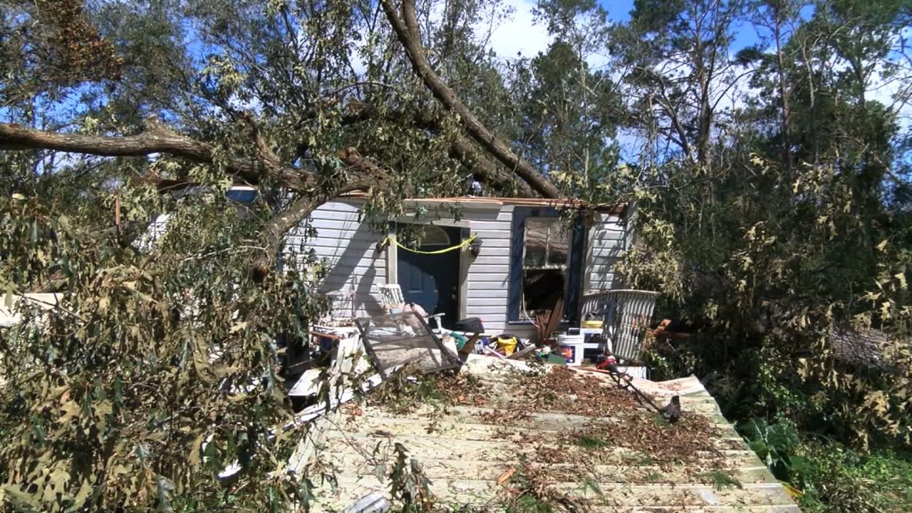 A tree feel on a home near Greensboro, Florida during Hurricane Michael and killed 44-year-old Steven Sweet, the Gadsden County Sheriff's Office said.