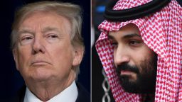 Trump Mohammed bin Salman split