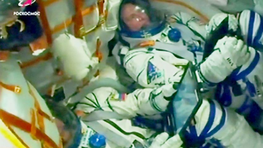 soyuz spacecraft astronauts survive emergency landing newday vpx_00001413