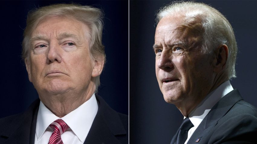 Trump Biden split