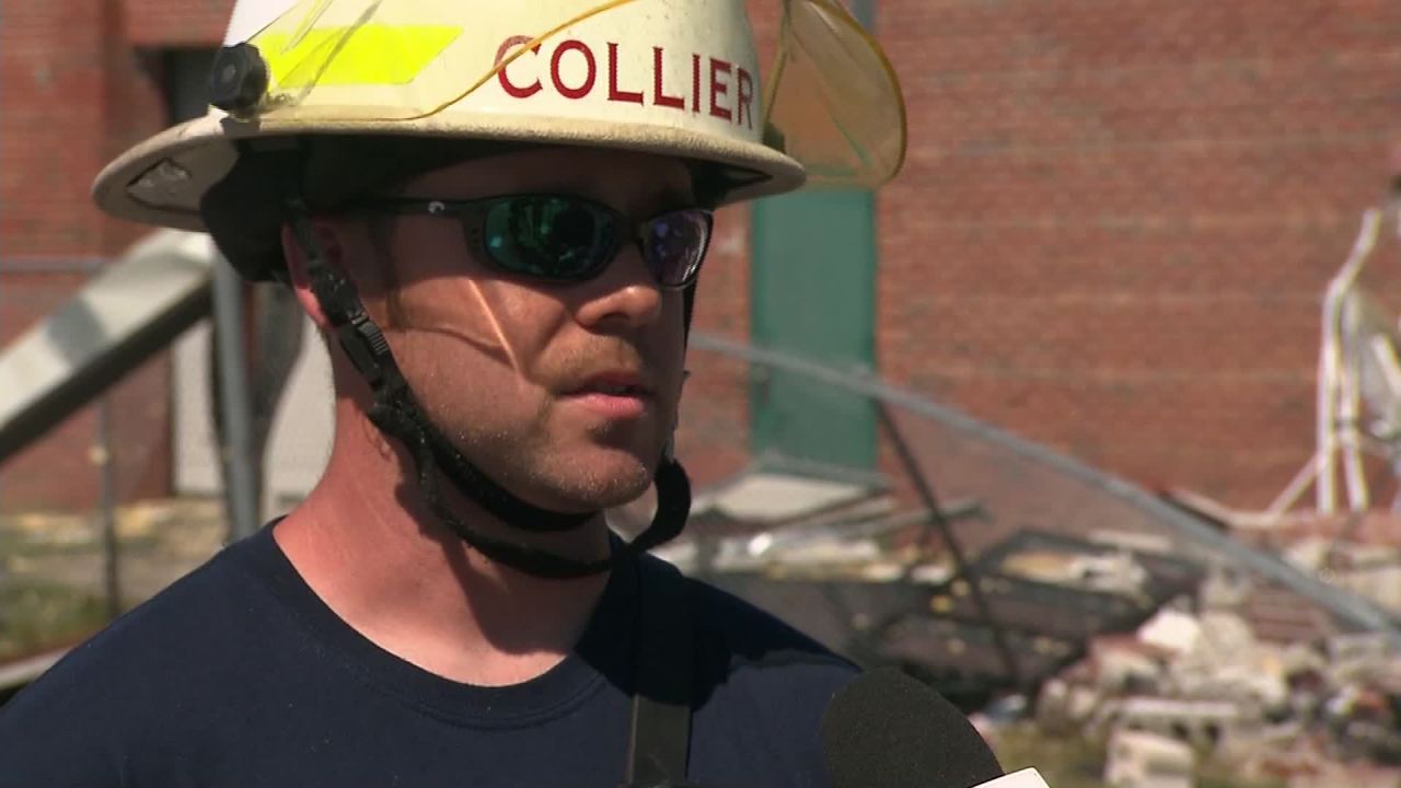 Panama City Battalion Chief David Collier's home was damaged in Hurricane Michael.