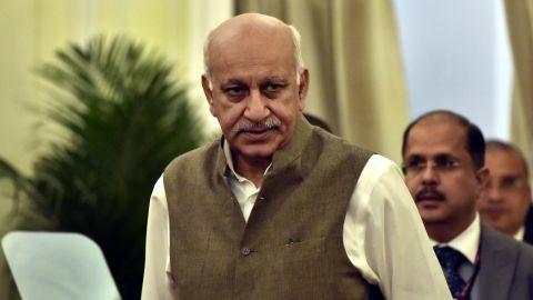 MJ Akbar, who resigned Wednesday, has called allegations made against him "false and fabricated."