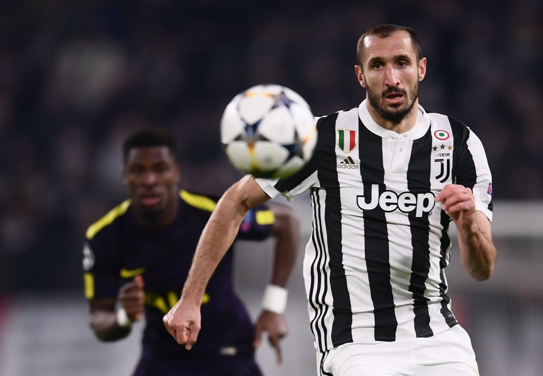 Giorgio Chiellini has been at Juventus since 2005.