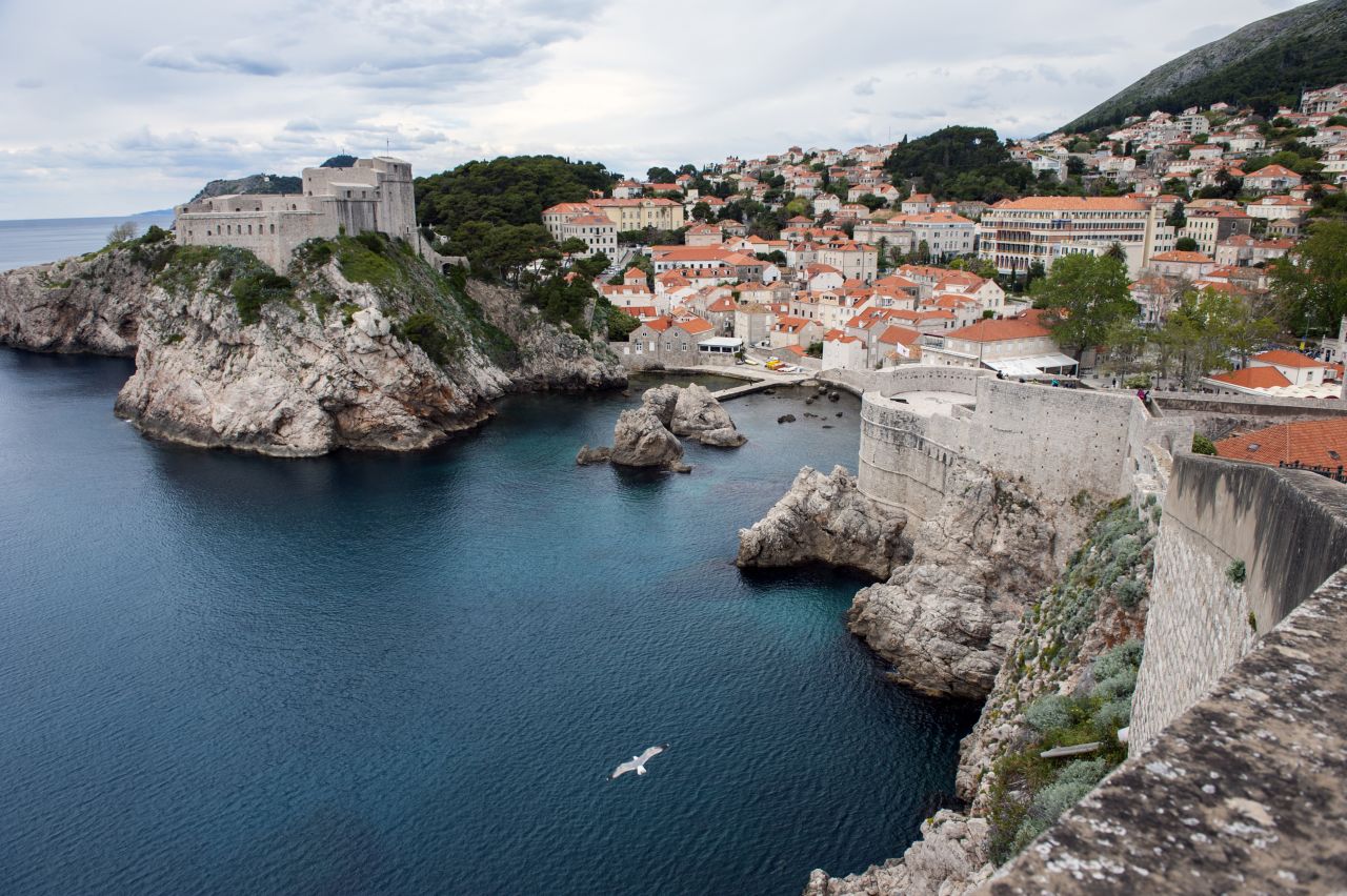 Dubrovnik, a 16th-century citadel and tourist spot on Croatia's Adriatic Sea, is another of the region's most endangered historical sites.