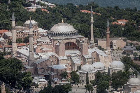 Countries facing economic or social disturbances might find it difficult to allocate resources to protect world treasures such as Istanbul's famous Hagia Sofia in Istanbul, Turkey. 