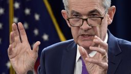 Federal Reserve Chairman Jerome Powell speaks during a news conference in Washington on September 26, 2018. The Federal Reserve raised a key interest rate for the third time this year in response to a strong U.S. economy and signaled that it expects to maintain a pace of gradual rate hikes.