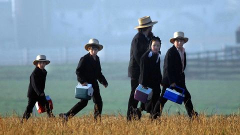 Members of devout Amish communities live a very traditional lifestyle.