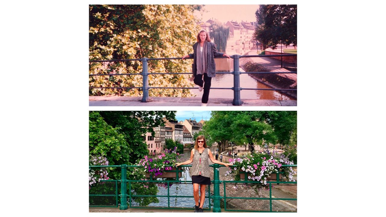 <strong>YouTube project:</strong> Werner is active on YouTube and she has compiled the images into a video for her channel -- including this pose on a bridge in Strasbourg, France.