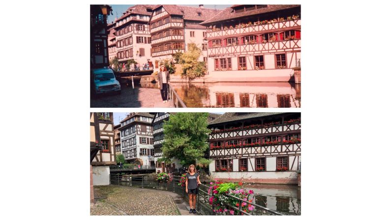 <strong>Passion for photography: </strong>Today, Werner loves photographing ancient cave paintings. She has a keen eye for landscapes -- and notes how the tree has grown significantly in the backdrop of this Strasbourg scene.