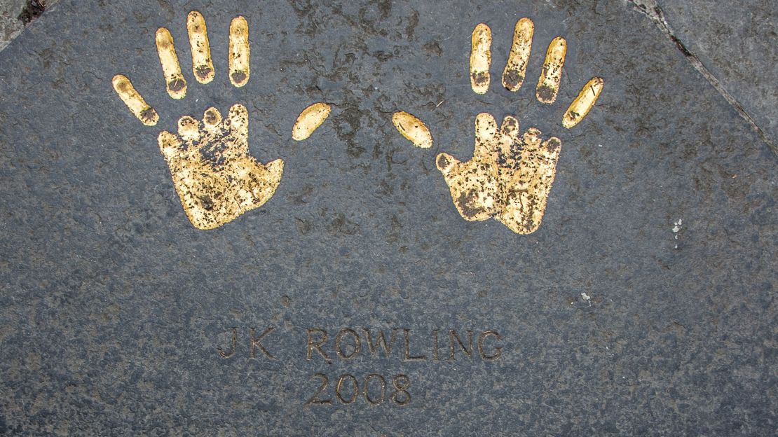 Don't miss J. K. Rowling's handprints on the Royal Mile.