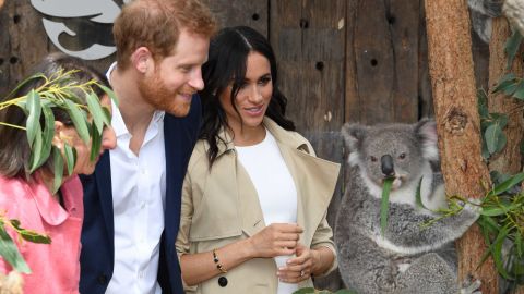 The Duke and Duchess of Sussex announced they were expecting a baby during their Australian tour.