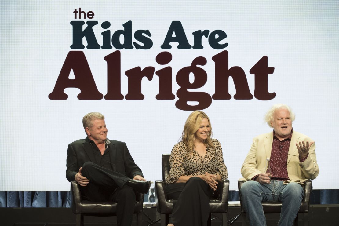 Cast and producer of the "The Kids Are Alright" Michael Cudlitz, Mary McCormack, and Tim Doyle 