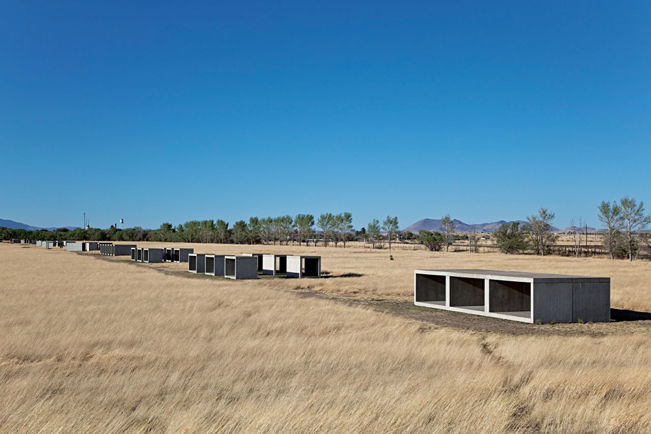 Minimalist artist Donald Judd made Marfa a household name. Taking in this concrete box installation is free.