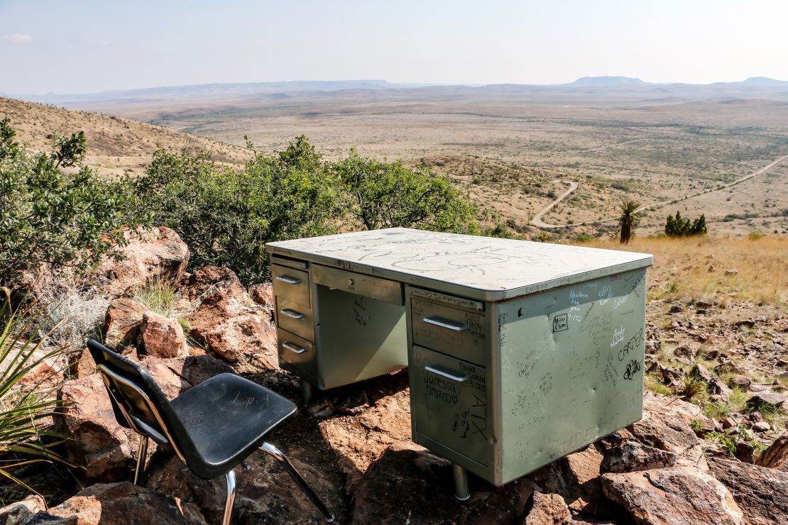 Don't forget to check the desk drawer for the notebook, where visitors have been leaving messages for years.