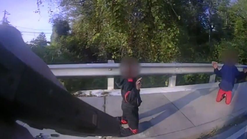 Footage from Columbus, Ohio police officer Peter Casuccio's bodycam as he responds to a gun call involving an 11- and 13-year-old.