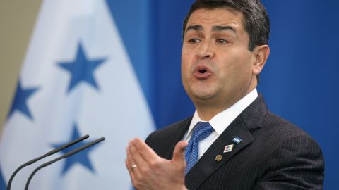 Honduran President Juan Orlando Hernandez.