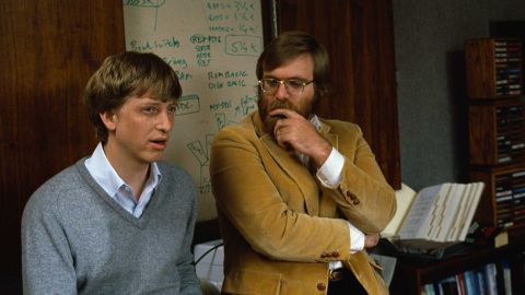 Microsoft Co-founders Bill Gates and Paul Allen.