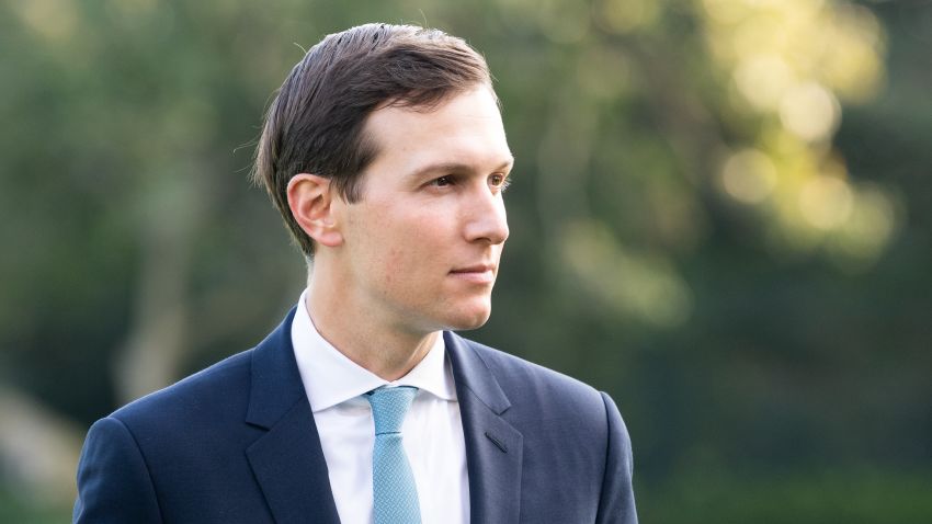 Jared Kushner, Senior Advisor to the President of the United States seen posing for a picture during the South Lawn of the White House in Washington, DC.