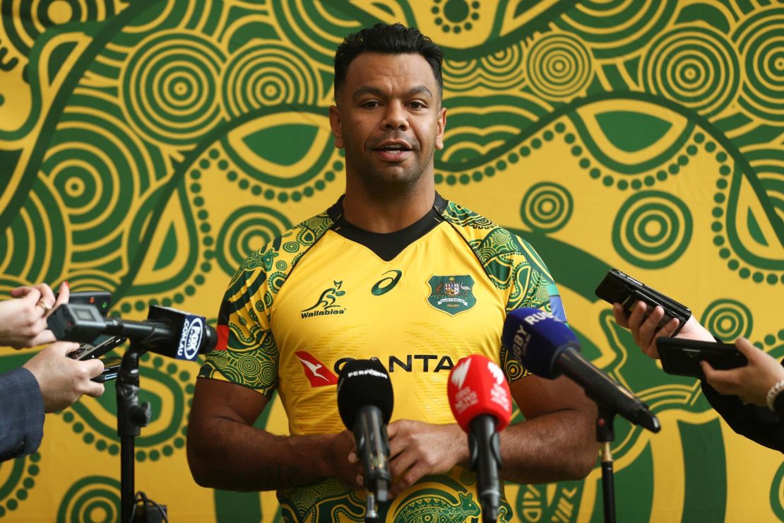 Kurtley Beale hopes an indigenous design will highlight the importance of unity. 