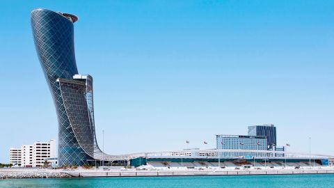 Abu Dhabi's Capital Gate is a Guinness World Record holder.