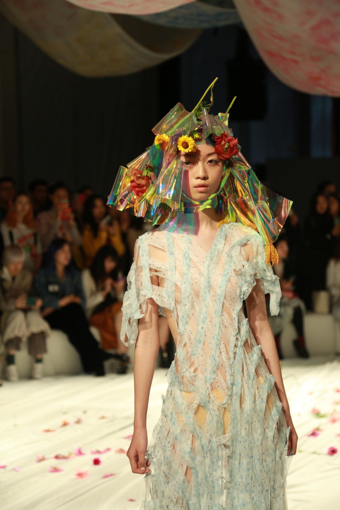 Designer Susan Fang's highly anticipated show at the Power Station of Art in Shanghai.