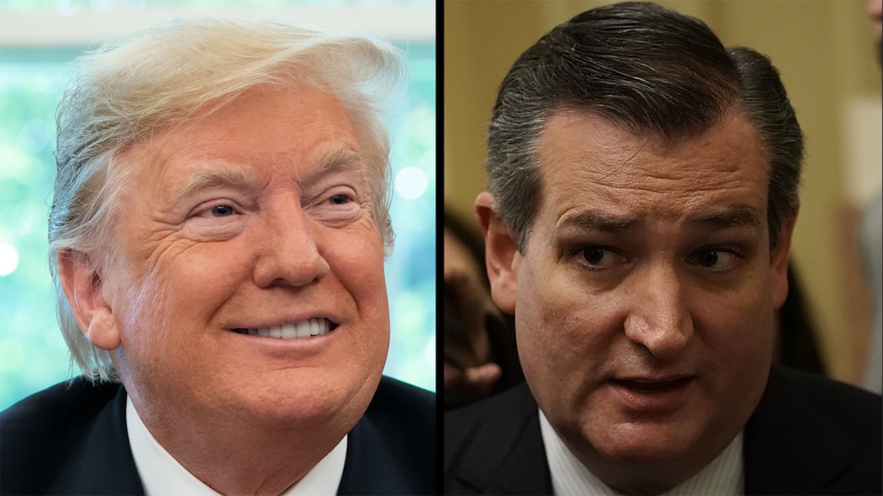 Trump Cruz Split