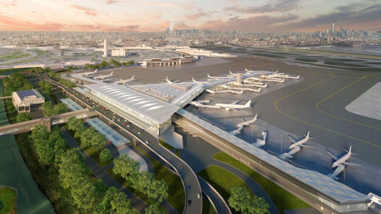 Newark is upping its game with the three-pier, 33-gate Terminal One. 