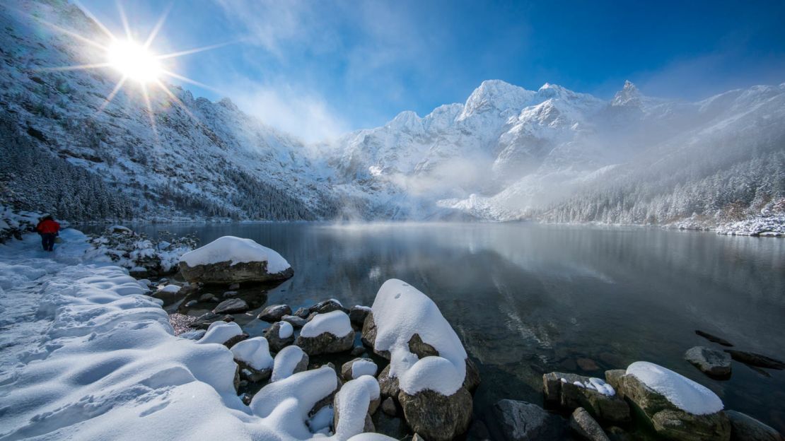 The High Tatra Mountains are a popular ski destination.