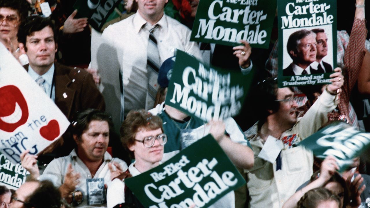 Jimmy Carter's presidential campaign used green because it was different.