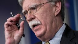 WASHINGTON, DC - OCTOBER 03:  National Security Adviser John Bolton speaks during a White House news briefing at the James Brady Press Briefing Room of the White House October 3, 2018 in Washington, DC. White House Press Secretary Sarah Sanders held a news briefing to answer questions from members of the White House press corps.  (Photo by Alex Wong/Getty Images)