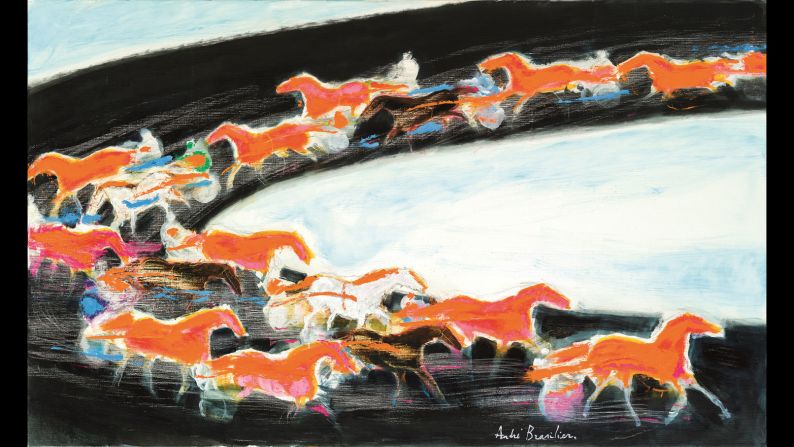 Brasilier is a Christian and faith influences his works. He is fascinated by what horses represent spiritually.