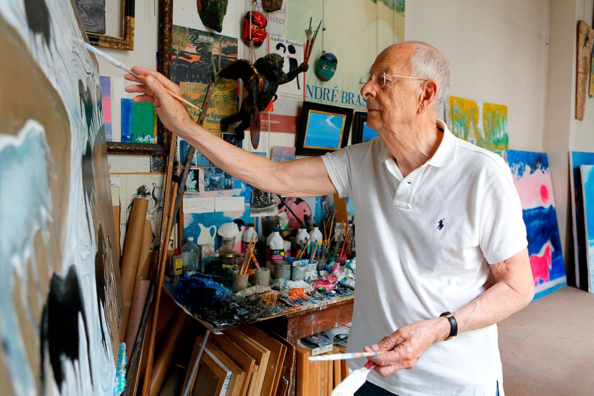 Andre Brasilier, 88, is a world-renowned French painter. Born into a family of artists, Brasilier was inspired by the natural beauty that surrounde him when he grew up.