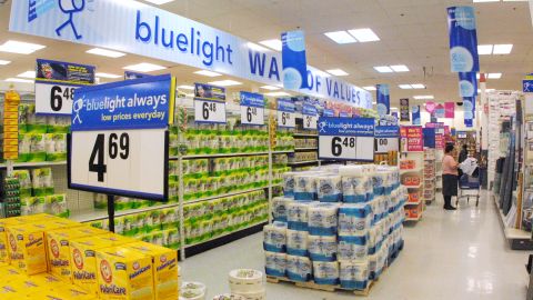 During its heyday, Kmart was known for its "blue light" specials, sales announced in the stores that lasted for only 15 minutes.
