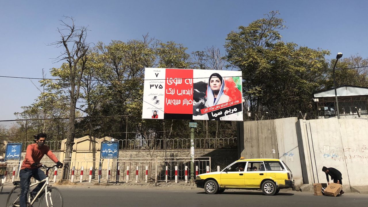 Maryam Samaa spent four years as a journalist and news presenter before choosing to run for parliament in Kabul.