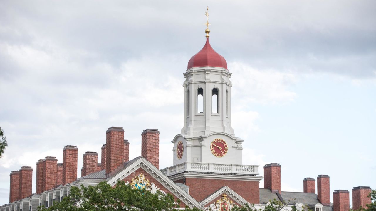 A Harvard University building in Cambridge, Massachusetts. 