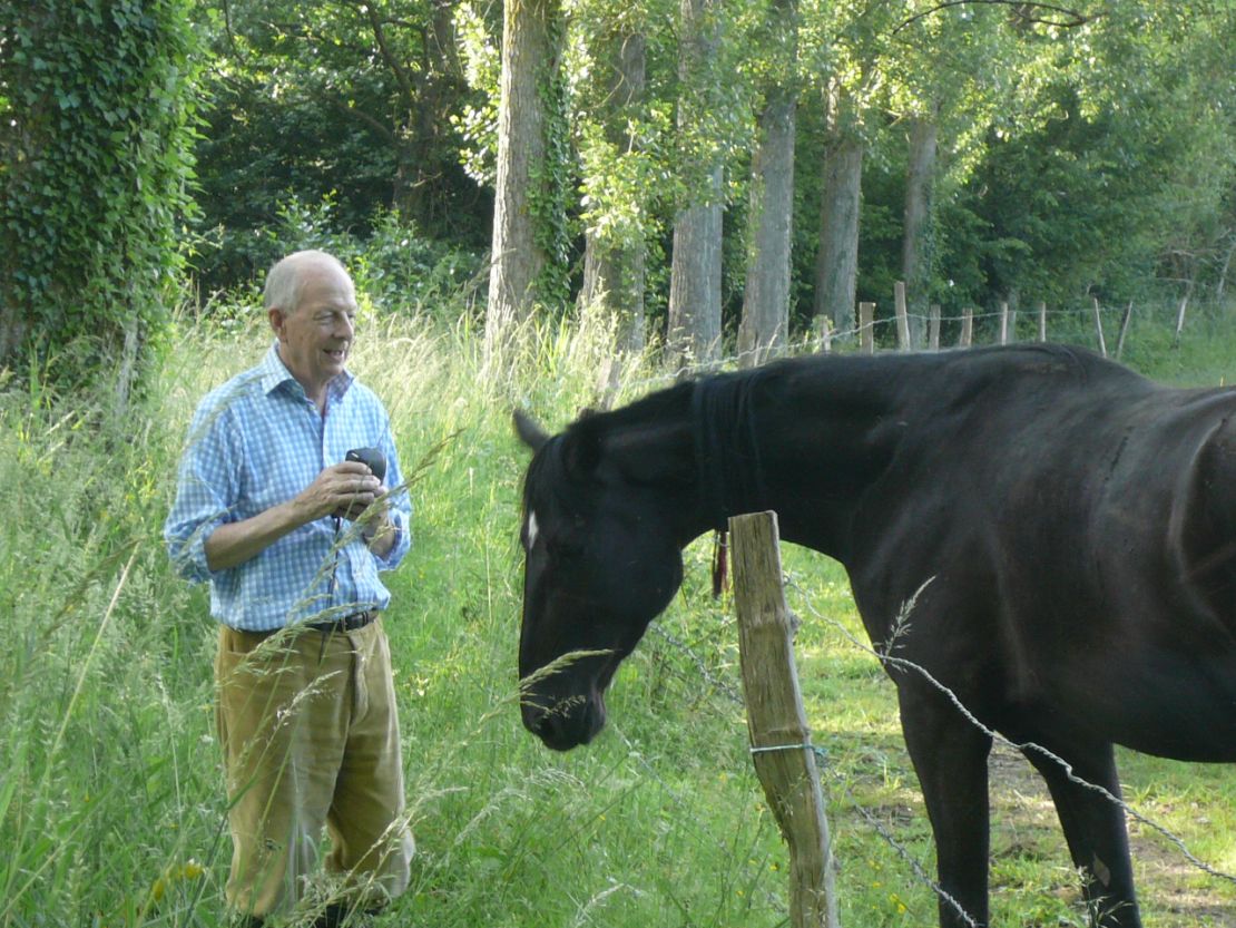 Brasilier has been enchanted by horses throughout his life. 