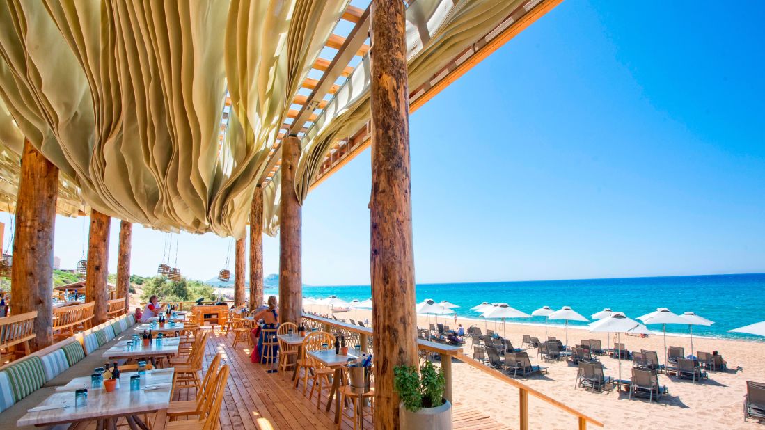 <strong>Social media sensation:</strong> The resort says that the restaurant wasn't designed especially to be a hit on Instagram: "'Instagrammable' moments did not yet exist, but as they have become more popular the restaurant has become more widely admired," Costantza Sbokou-Constantakopoulou, the Senior Architect behind the resort, tells CNN Travel. 