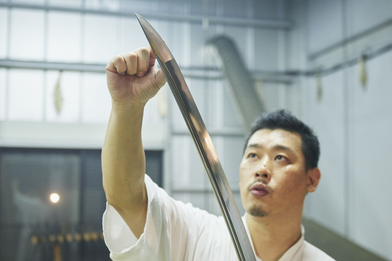 The swords must undergo an extensive polishing process that can take weeks to complete.