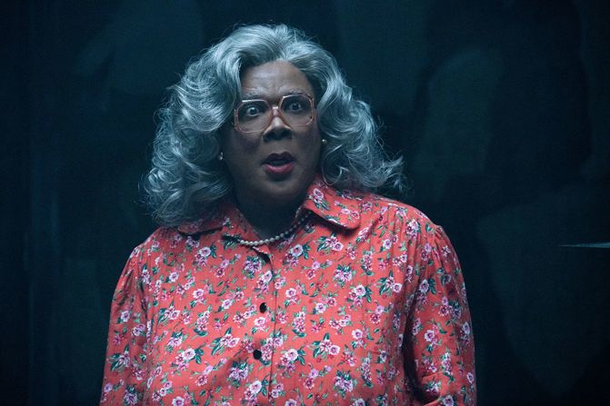 <strong>"Tyler Perry's Boo 2!  A Madea Halloween"</strong>: Tyler's Perry's cantankerous Madea character and her friends scare up big laughs on a hell-arious journey to rescue her niece from a haunted campground. <strong>(Amazon Prime, Hulu) </strong>