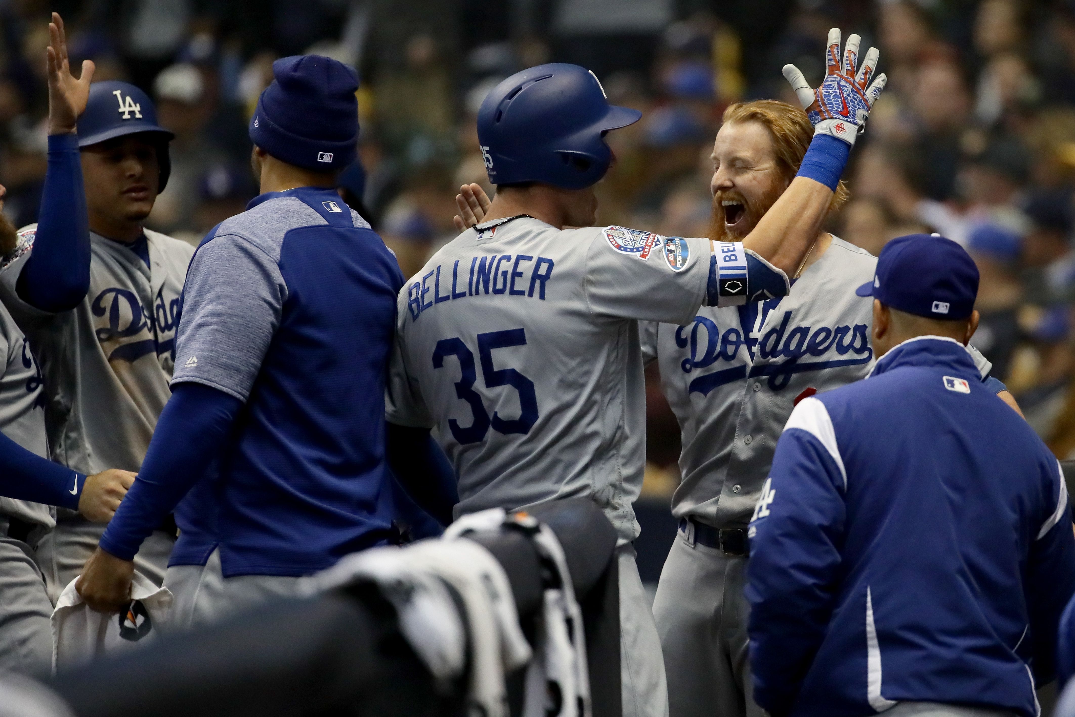 LA Dodgers down Milwaukee Brewers; Dodgers head to World Series