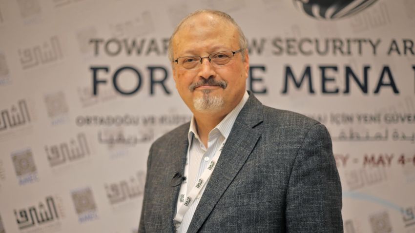 A file photo dated May 6, 2018 shows Prominent Saudi journalist Jamal Khashoggi in Istanbul, Turkey.