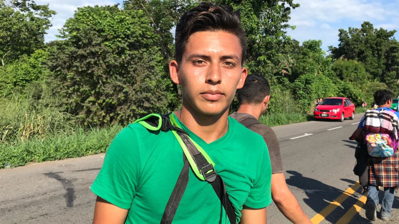 A 20-year-old named William said he left Honduras looking for work.