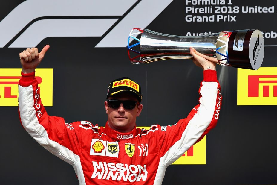 Raikkonen, one of the most loved figures on the F1 grid, tasted his first victory in 113 race starts at the US Grand Prix. It was a wait of more than five years.
