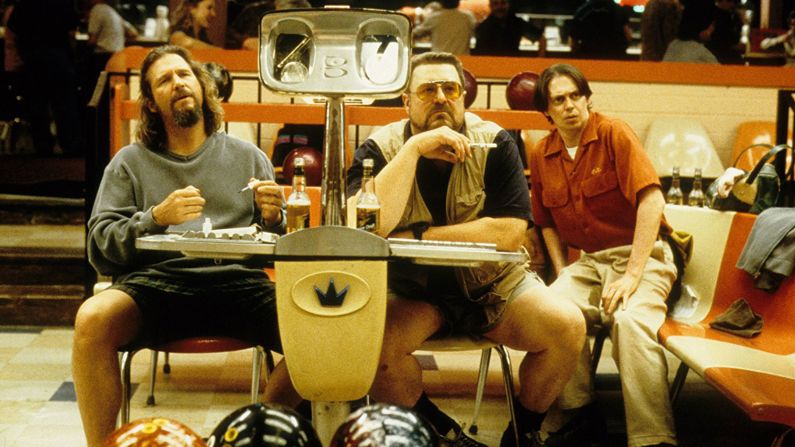 <strong>"The Big Lebowski"</strong>: Jeff Bridges, left, is the Dude and John Goodman and Steve Buscemi his buddies in this Coen brothers comedy about a slacker who is mistaken for a millionaire. <strong>(Hulu)</strong>