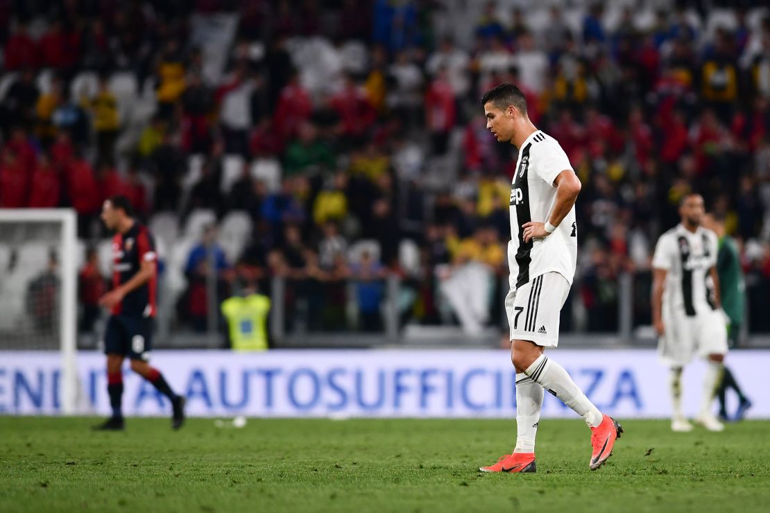 "I'm happy to be at a great team like Juventus," said Ronaldo