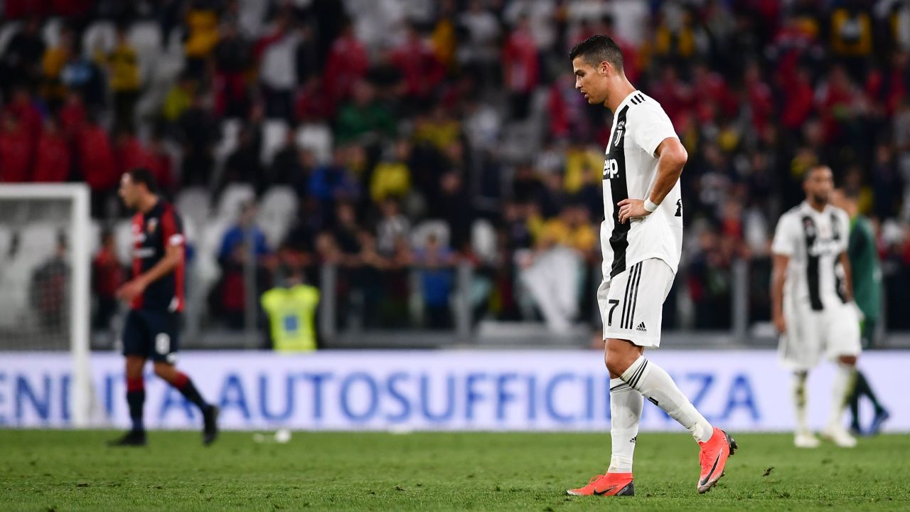 "I'm happy to be at a great team like Juventus," said Ronaldo