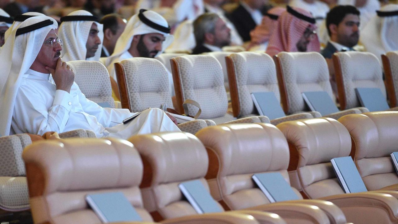 Many senior officials and top executives have pulled out of this year's conference.
